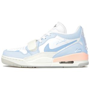 Jordan Баскетбольные кроссовки Legacy 312 с нескользящей подошвой, износостойкие, винтажные, унисекс, синие