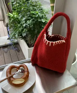 Сумка aimoha -select-/Вязаная сумка с ретро-узором Aimoha - Select -, цвет Red