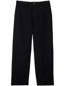 Burberry хлопковые чиносы, черный