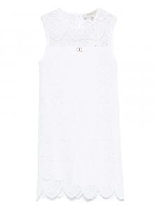 Вышитое платье TWINSET Kids, белый