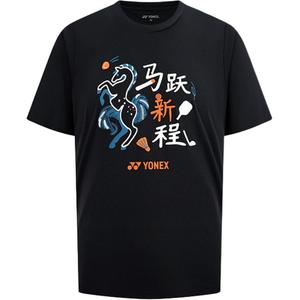 Футболка Unisex Crew Neck Moderate Straight Fit YONEX, черный