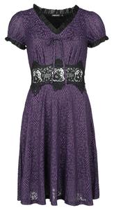 Короткое платье Jawbreaker Purple Zebra Dress, фиолетовый/черный