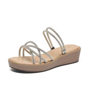 Женские тапочки-слайды с защитой от запаха ZHR, Silver