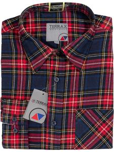 Рубашка фланелевая TERRAX Clothing 81032-3168, 105 см, цвет красный TERRAX