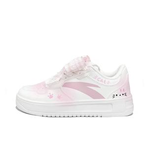 ANTA Расслабленные нескользящие амортизирующие лоу-топ скейтборд кроссовки unisex white