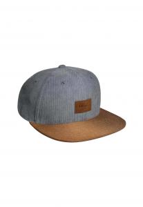 Бейсболка Reell SUEDE, Blue Grey Cord/Blue-Grey