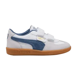Кроссовки Puma Palermo Elevata Leather Little Kid, White Dark Indigo