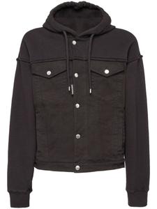 Dsquared2 джинсовая куртка с капюшоном, черный