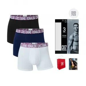 Боксеры мужские 3 шт Obsidian Black/Moon White/Deep Sea Blue CR7 CRISTIANO RONALDO, Mixed Color (Box 3 Pack)