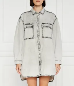 Джинсовое платье NIXIE One Teaspoon, серый