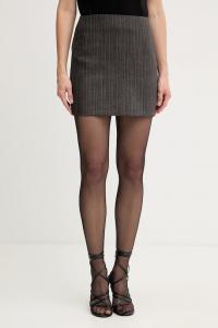 Шерстяная юбка Marella, серый