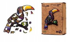 Пазл деревянный ЭКО 60 Тропический Тукан А4 PuzA4-01719 Inna marka