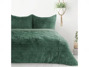 Постельное белье TIFFANY 160x200 см зеленый мех Eurofirany