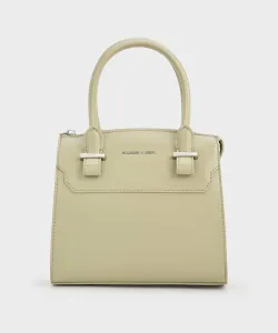 Сумка-тоут Temmie Structure Charles & Keith, цвет Sagegreen