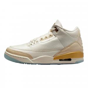 Женские кроссовки Nike Air Jordan 3 Retro Sail/Team Gold - Pale Ivory IB2255-100