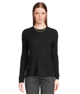 Свитер Madewell Lightweight Alpaca Barons Varregated Rib, True Black