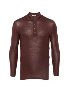 Поло с длинными рукавами ENTIRE STUDIOS, коричневый