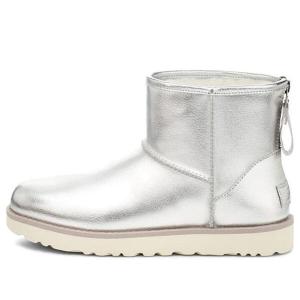 Ботинки зимние UGG Classic Mini, серебряный