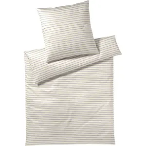 Элегантное постельное белье «Линии» приятное на коже Elegante, цвет flieder