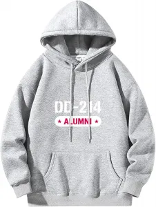 Толстовка для мужчин DD-214 Alumni в цвете Black