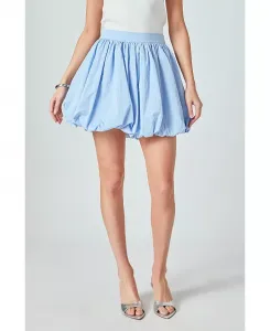 Женская юбка-фонарик с высокой талией endless rose, синий