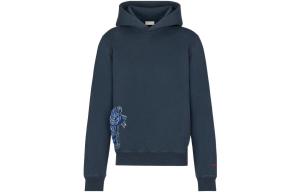 Ежеквартальные новинки Толстовка мужская синяя Dior, синий