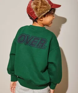 Толстовка с флисовой подкладкой и принтом «Дьявольская лаборатория» с крупным силуэтом, коллекция осень-зима 2025 Devirock, цвет 013-Logo-Bottle Green