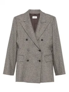 Двубортный пиджак Giacca P.A.R.O.S.H., коричневый