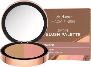 Румяна M. Asam Blush Palette Satin Dark Honey & Nude Flush, 4 g