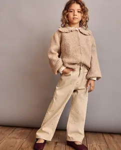 Толстая куртка для девочки с люрексом Coconut El Corte Inglés, песочный