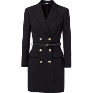 Karl Lagerfeld FW25 платье с длинными рукавами женское KARL LAGERFELD / Karl Lagerfeld Jeans, черный