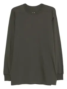 Футболка с длинными рукавами и круглым вырезом Rick Owens, зеленый