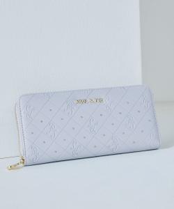 Длинный кошелек с круглой застежкой-молнией PJA-W1071 с тиснением