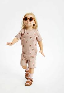 Футболка с принтом The New Siblings, светло-красный