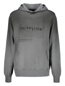 Толстовка с капюшоном и завязкой ISO.POETISM, серый