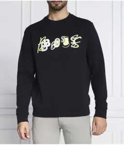 Толстовка welogocrew regular fit Boss Orange, темно-синий