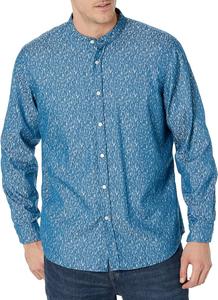 BOSS Мужская рубашка с отложным воротником, классический крой, оксфордская ткань, на пуговицах, Sonoran Sky