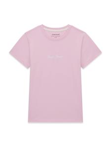 GUESS JEANS Футболка в пыльно-розовом цвете