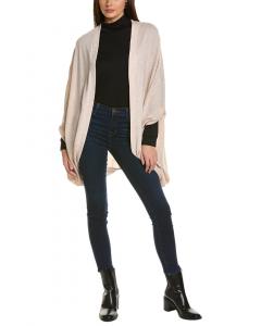 Пончо La Fiorentina Wool & Cashmere-Blend Cocoon La Fiorentina, коричневый