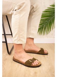 Мюли babunkers, зеленый