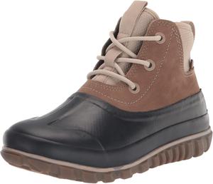 Женские классические повседневные сапоги BOGS с кружевами и кожей для снега, Taupe Multi