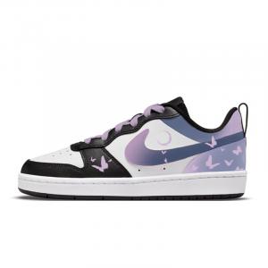 Nike Женские скейтерские кеды Court Borough Summer Night Dream низкие Black Purple
