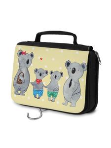 Mr. & Mrs. Panda Косметичка Koala Family, две штуки, без надписи, пастельно-желтого цвета