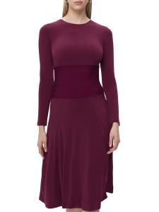 Платье-миди из джерси с бандажной талией Hervé Léger, цвет Pinot