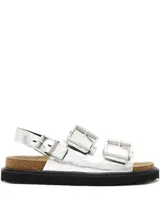 Сандалии Isla с ремешком на пятке AllSaints, серебяный