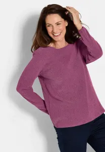 Топ с длинными рукавами в стиле «креппоптик» Goldner, Berry