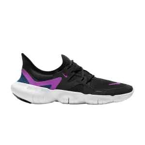 Кроссовки Nike Wmns Free RN 5.0 'Black Vivid Purple', черный