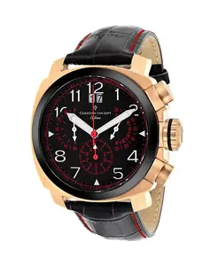 Мужские часы Grand Python с черным циферблатом - cv3au8 Christian Van Sant, black