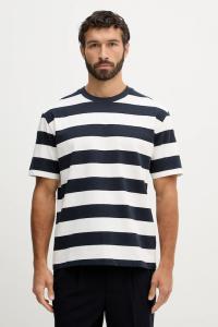 Хлопковая футболка Lindbergh, темно-синий