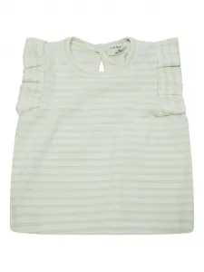 Полосатый топ с оборками 1 + In The Family, бежевый